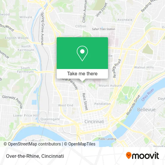 Over-the-Rhine map