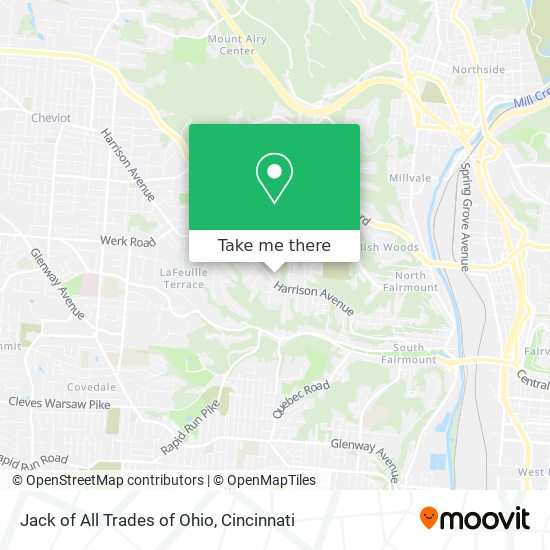 Jack of All Trades of Ohio map