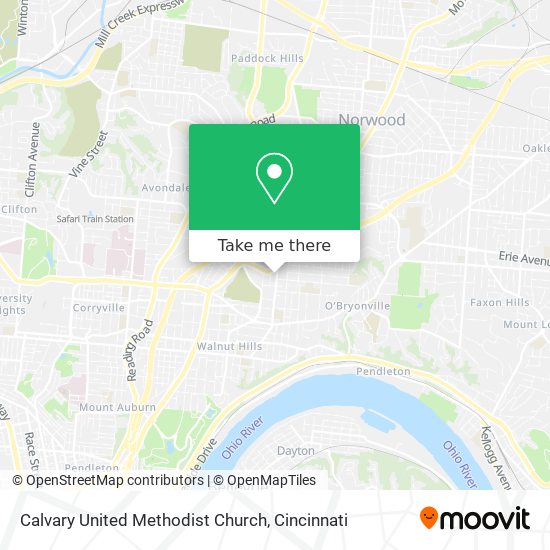 Mapa de Calvary United Methodist Church