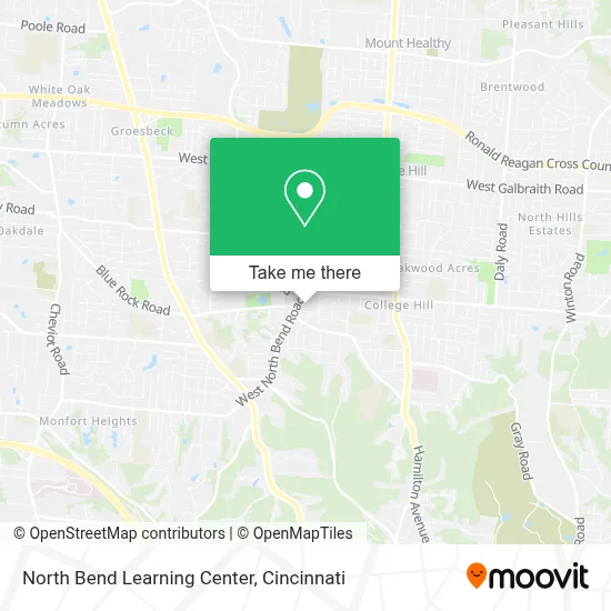 North Bend Learning Center map