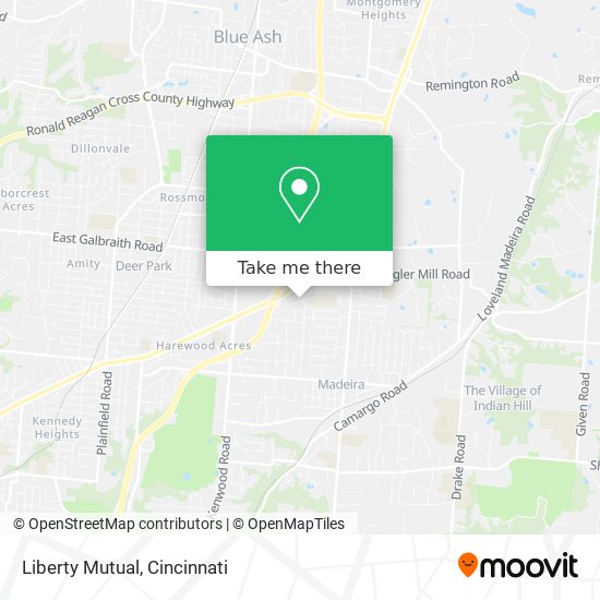 Mapa de Liberty Mutual