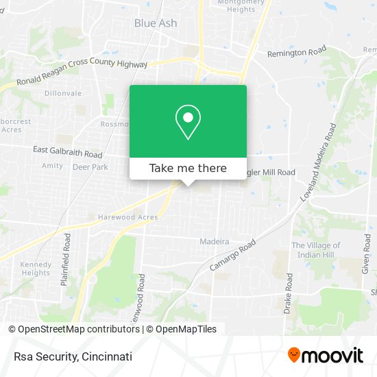 Mapa de Rsa Security