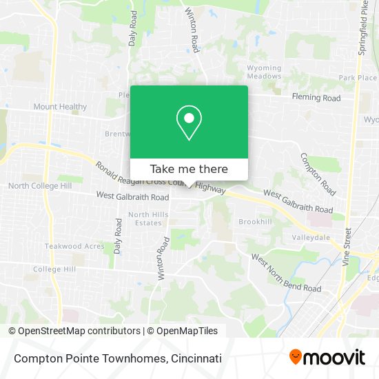Compton Pointe Townhomes map