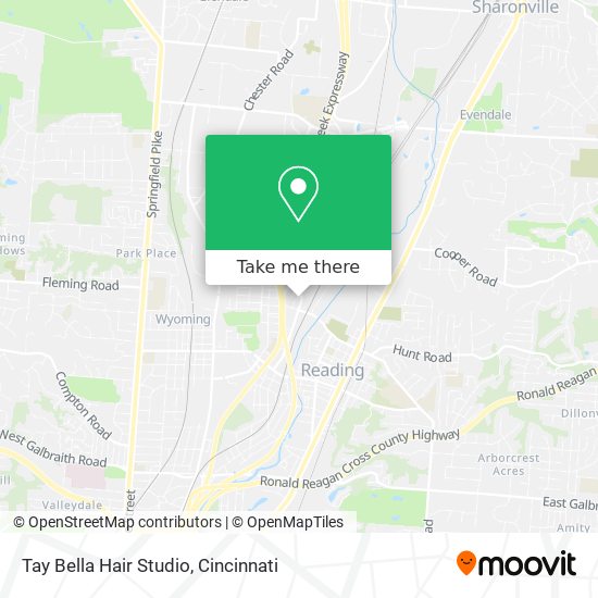 Mapa de Tay Bella Hair Studio