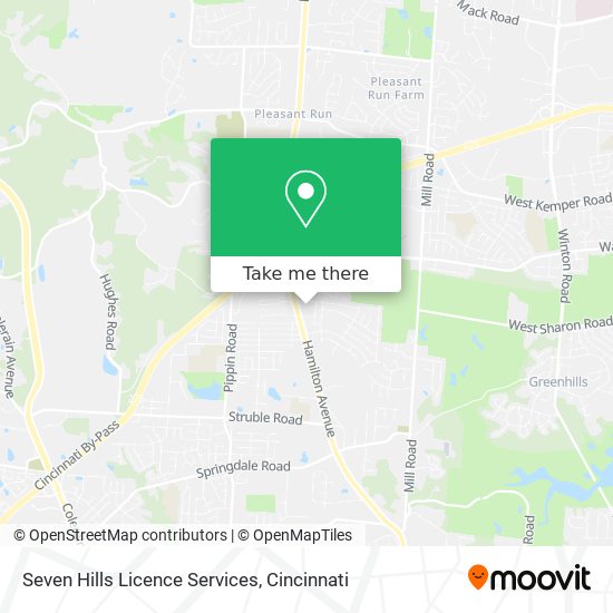 Mapa de Seven Hills Licence Services