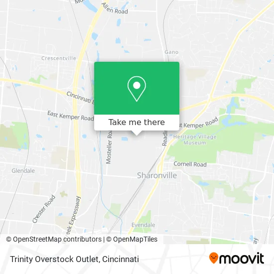 Trinity Overstock Outlet map