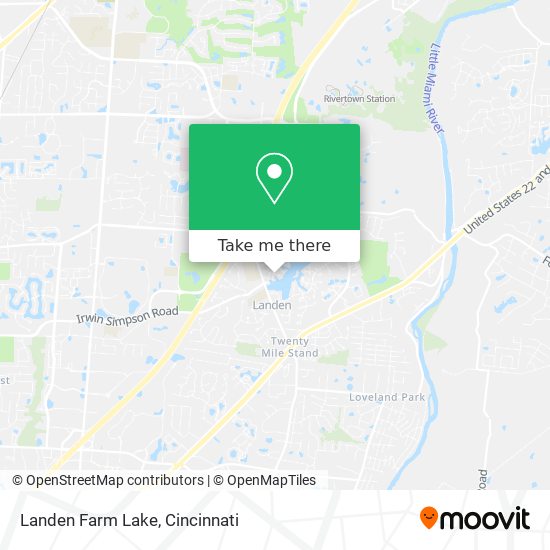 Landen Farm Lake map