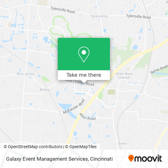 Galaxy Event Management Services map