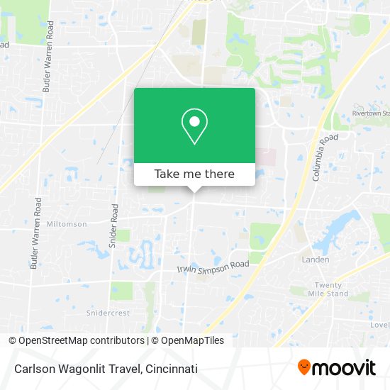 Carlson Wagonlit Travel map