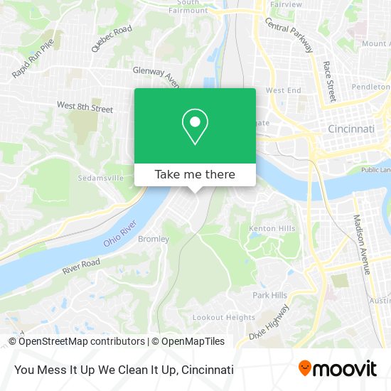 You Mess It Up We Clean It Up map