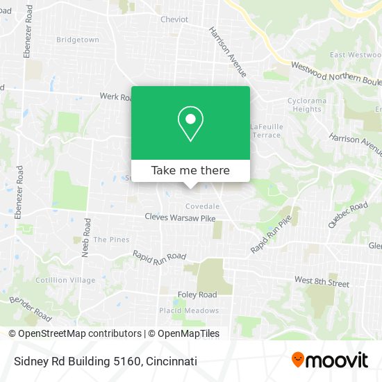 Mapa de Sidney Rd Building 5160