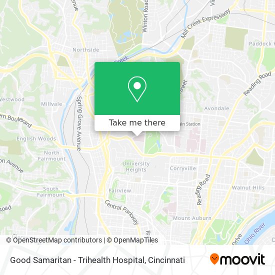 Good Samaritan - Trihealth Hospital map