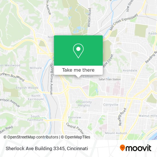 Mapa de Sherlock Ave Building 3345