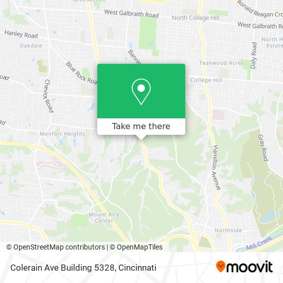 Mapa de Colerain Ave Building 5328