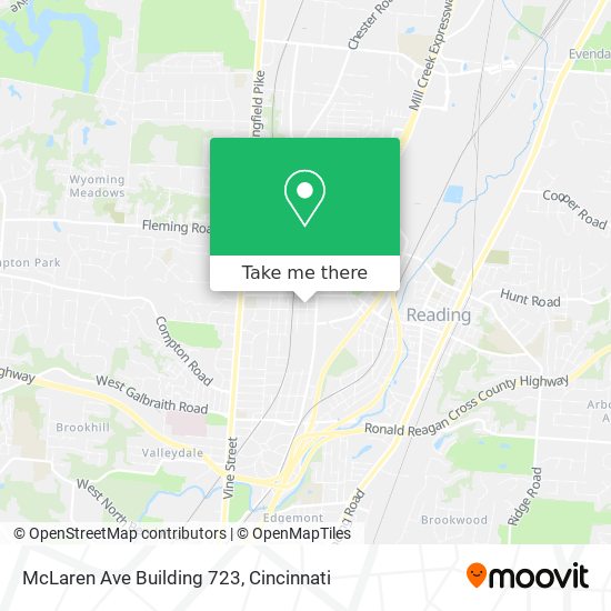 Mapa de McLaren Ave Building 723