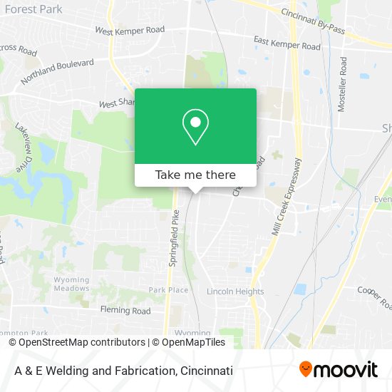 Mapa de A & E Welding and Fabrication