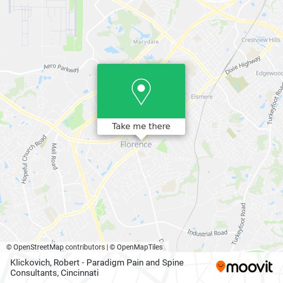 Klickovich, Robert - Paradigm Pain and Spine Consultants map