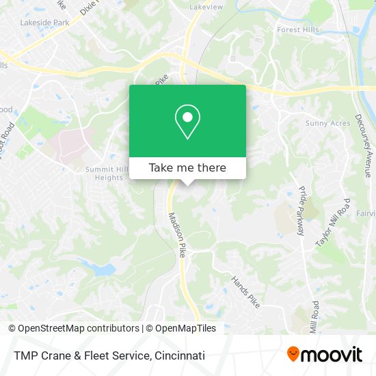 Mapa de TMP Crane & Fleet Service