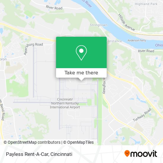 Payless Rent-A-Car map