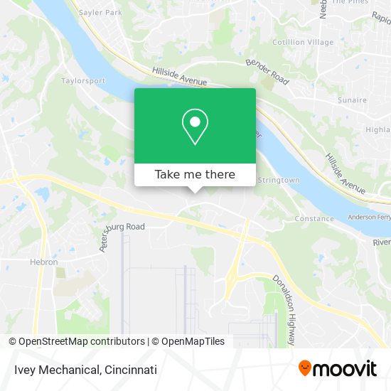 Ivey Mechanical map