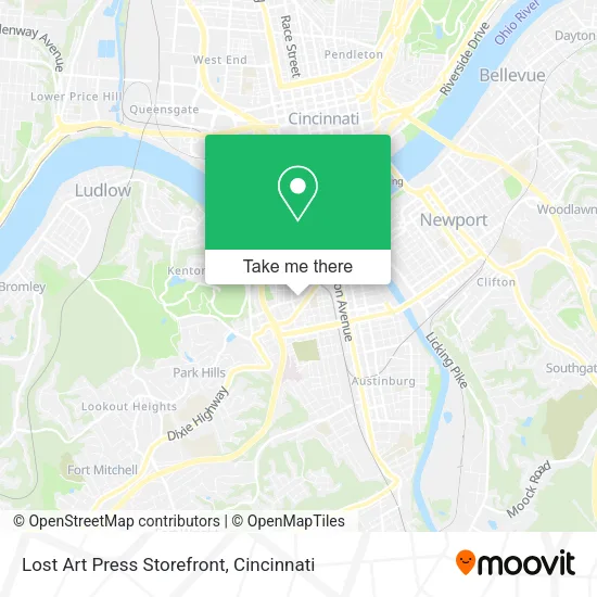 Lost Art Press Storefront map