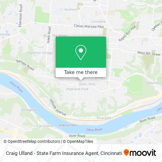 Craig Ulland - State Farm Insurance Agent map