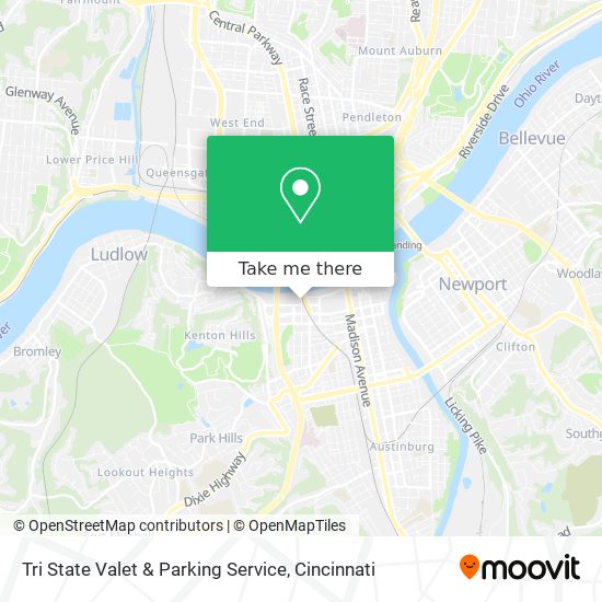 Tri State Valet & Parking Service map