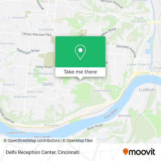 Delhi Reception Center map