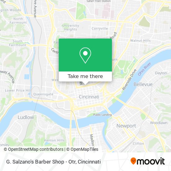 G. Salzano's Barber Shop - Otr map