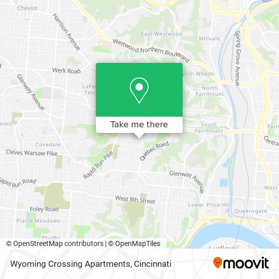 Mapa de Wyoming Crossing Apartments