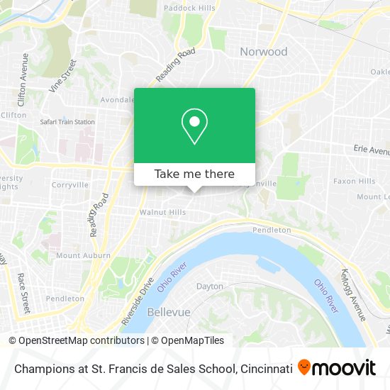Mapa de Champions at St. Francis de Sales School