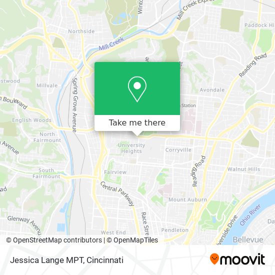 Jessica Lange MPT map