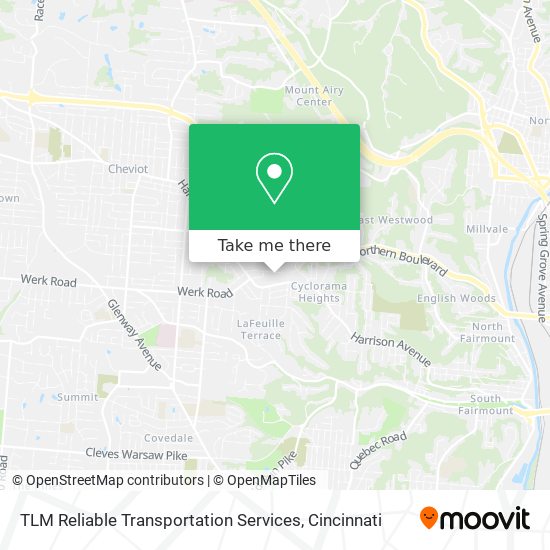 TLM Reliable Transportation Services map