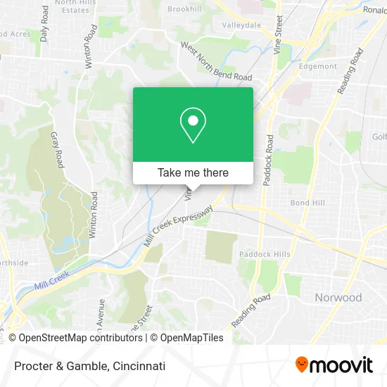 Procter & Gamble map