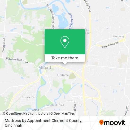 Mapa de Mattress by Appointment Clermont County