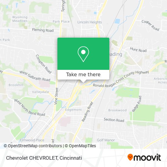 Chevrolet CHEVROLET map