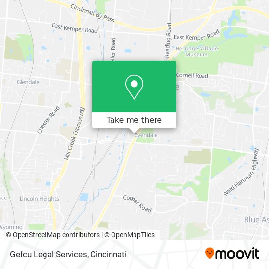 Gefcu Legal Services map