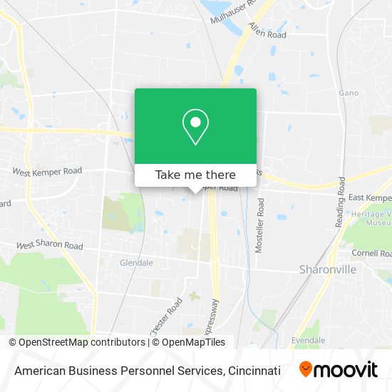 American Business Personnel Services map