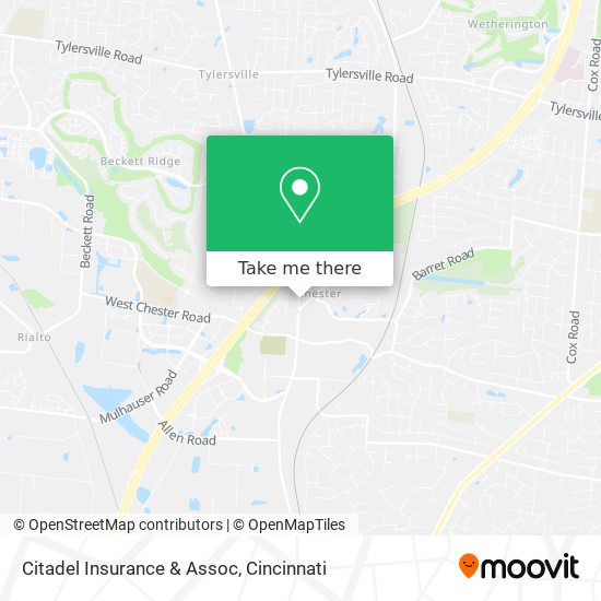 Mapa de Citadel Insurance & Assoc