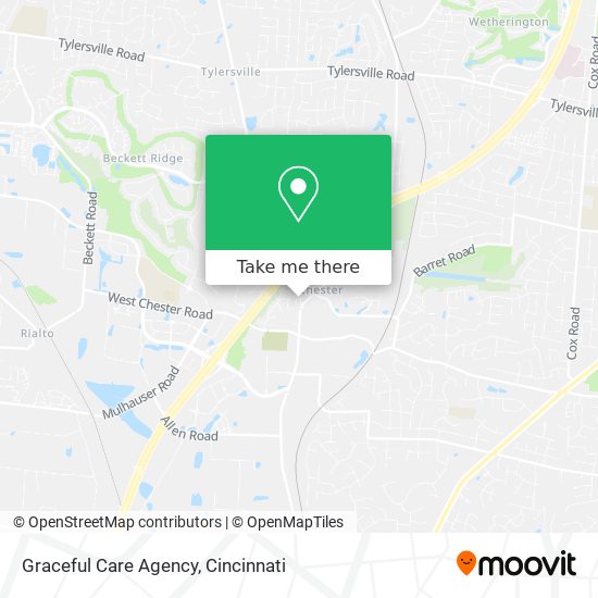 Graceful Care Agency map