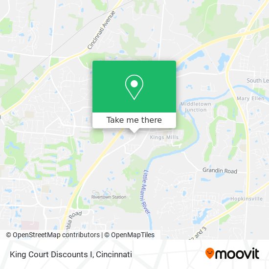 Mapa de King Court Discounts I