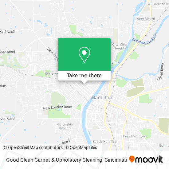 Good Clean Carpet & Upholstery Cleaning map
