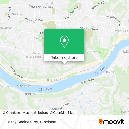 Classy Canines Pet map