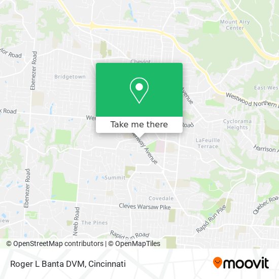 Mapa de Roger L Banta DVM