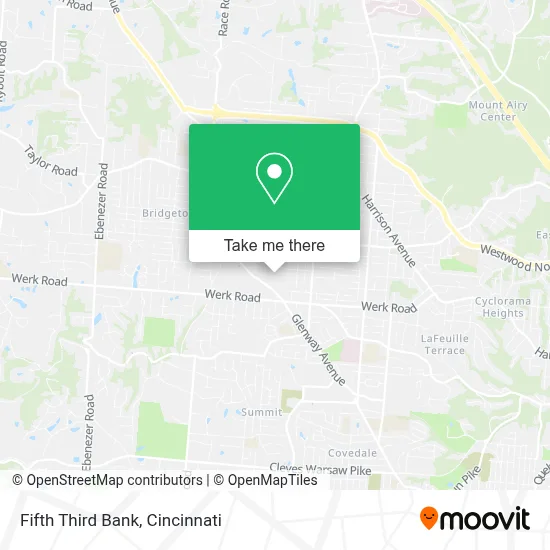 Fifth Third Bank map