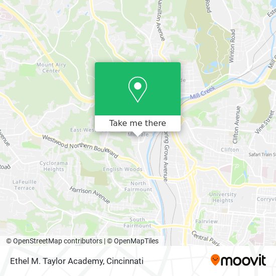 Ethel M. Taylor Academy map