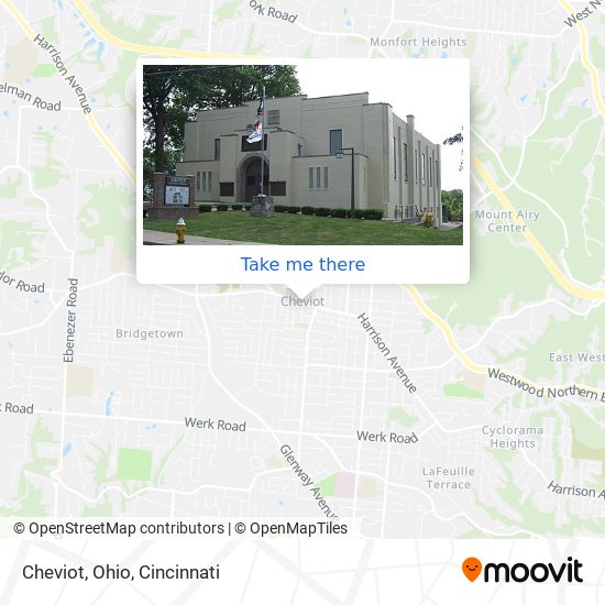 Mapa de Cheviot, Ohio
