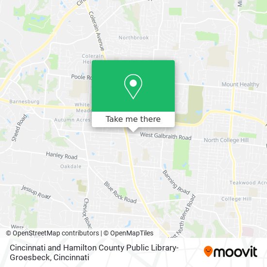 Cincinnati and Hamilton County Public Library- Groesbeck map