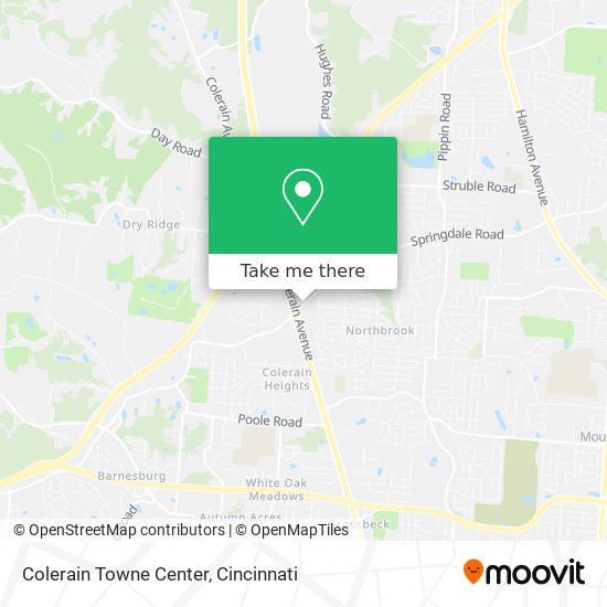 Colerain Towne Center map