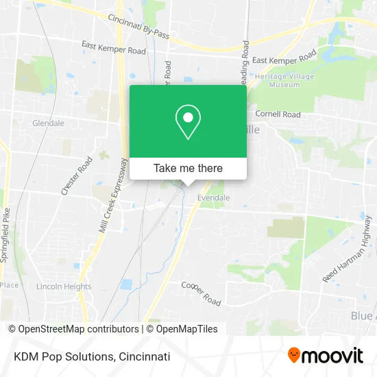 KDM Pop Solutions map